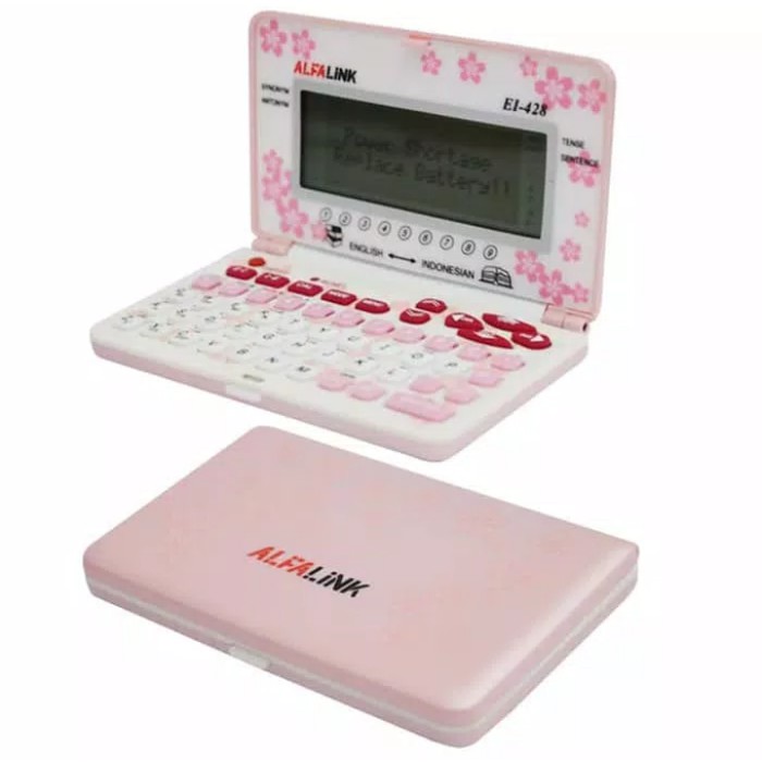 Alfalink EI 428 kamus elektronik kalkulator bahasa inggris indonesia EL01.