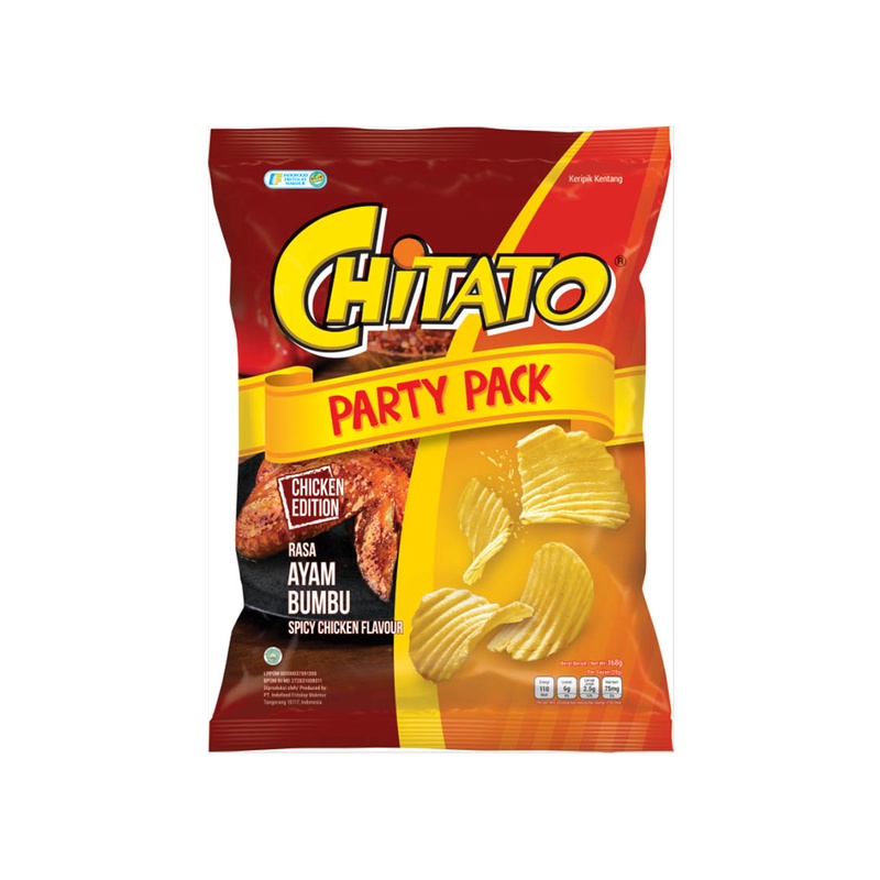 

Chitato Snack Potato Chips Ayam Bumbu 168G