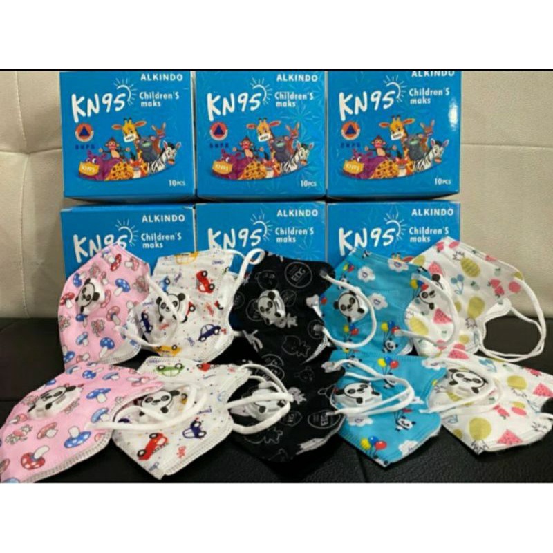 Masker Duckbill Anak Motif Mixed isi 10pcs / 25pcs / 50pcs