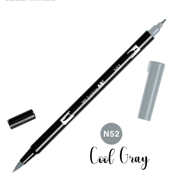 

ABT Tombow Dual Brush Pen - N52 Cool Gray