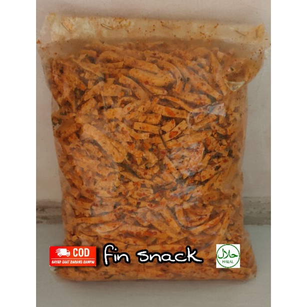 

Basreng bumbu basah daun jeruk / basreng pedas 1kg basreng pedas daun jeruk