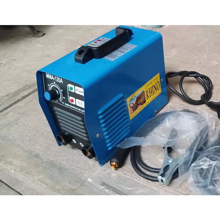 MESIN LAS RHINO - YANG ADA BADAKNYA - ORI Mesin Las Trafo / Las Listrik 450 watt Rhino Biru 120A Dan Mesin inverter IGBT