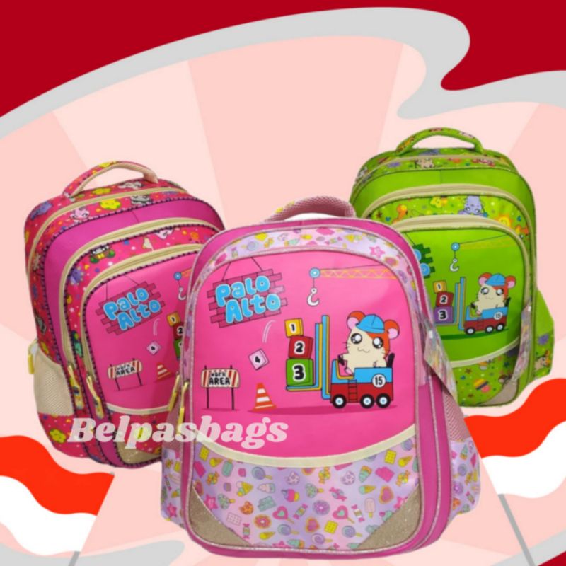 Tas ransel sekolah anak perempuan palo alto 41577P
