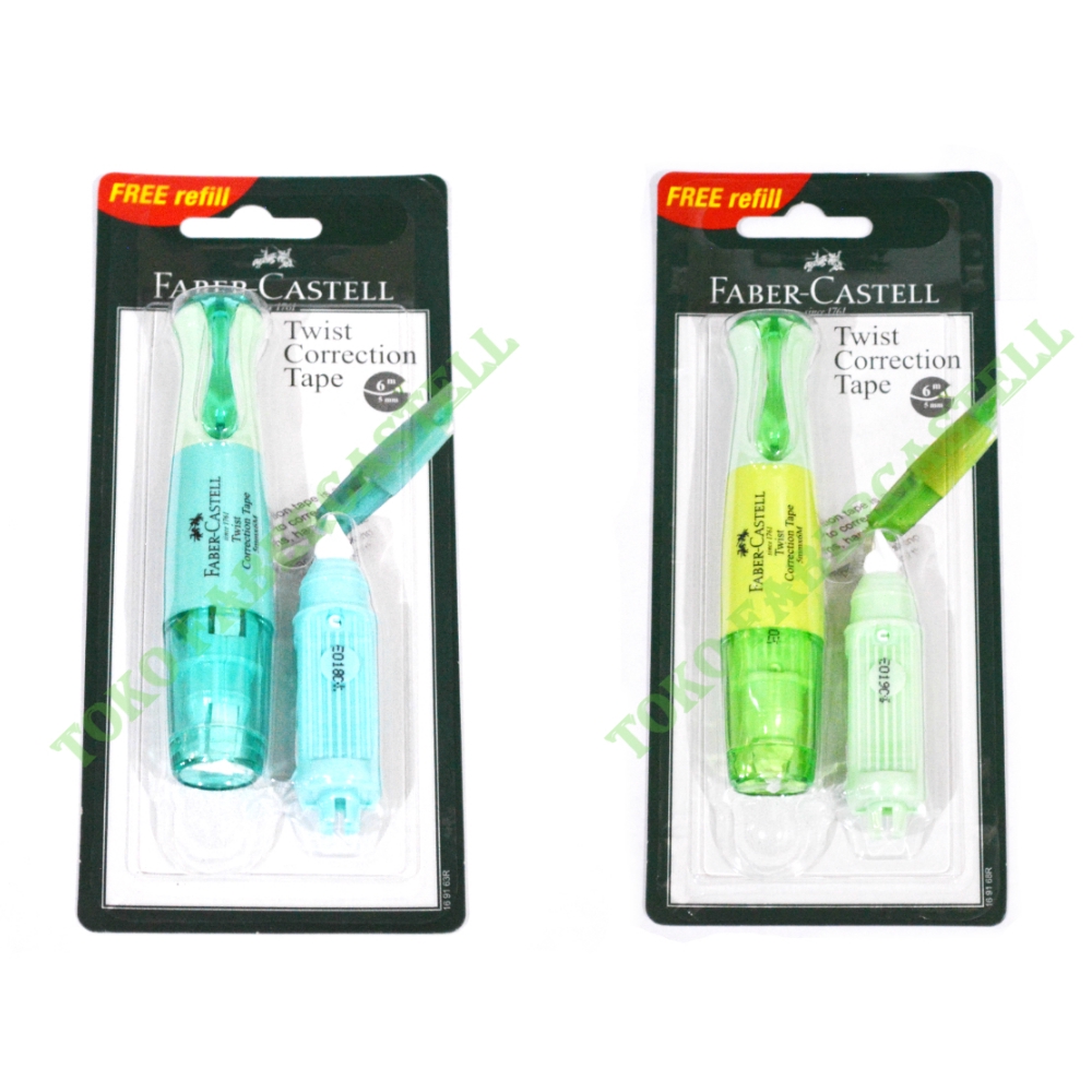 

Correction Tape Faber Castell / Tipe X Kertas / Twist Correction Tape