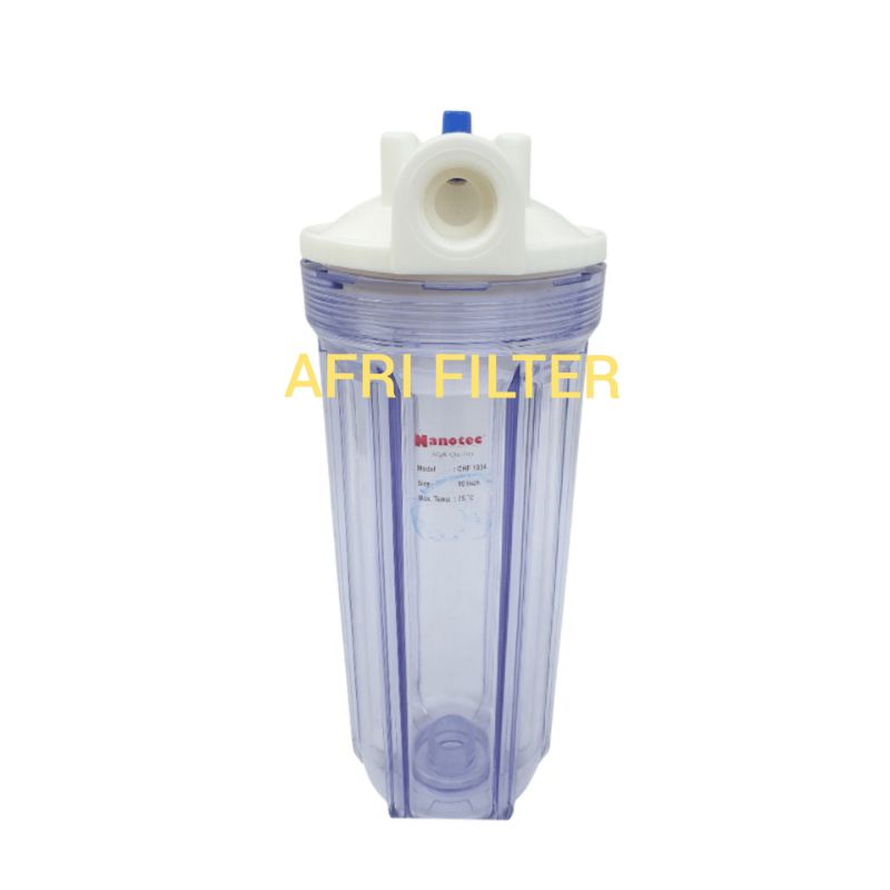 Paket NANO 3 Saringan/ Filter Air siap Pakai (Clear 10&quot; drat 3/4&quot; SGC)