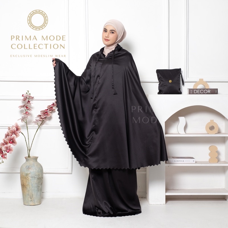 PRIMA MODE - Mukena Dewasa Silky Daily 2in1 Premium Laser Cut Premium Prima Mode