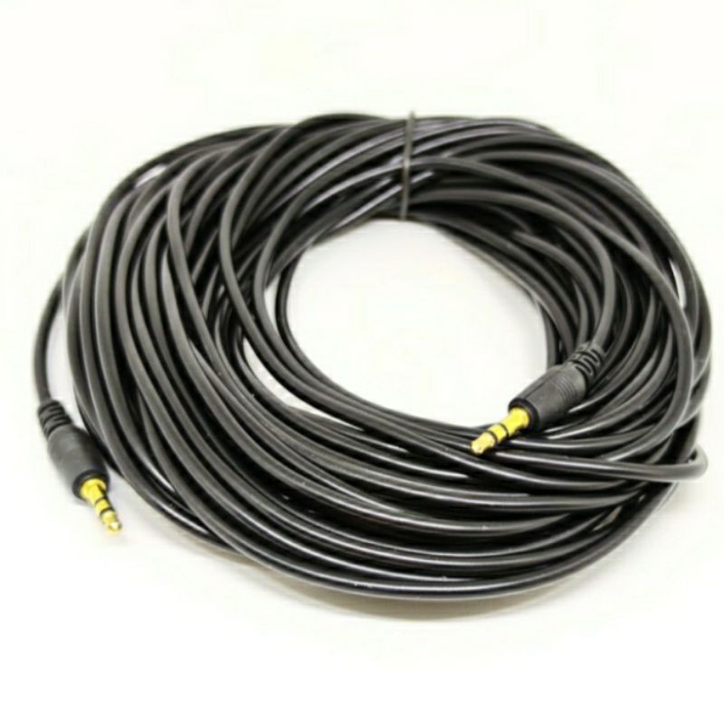 KABEL AUDIO JACK 3.5 MM (AUX) PANJANG 15 METER