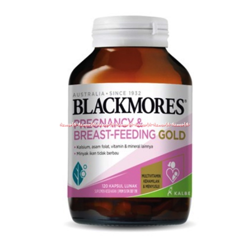 Blackmores Pregrancy &amp; Breast Feeding Gold Vitamin Untuk 120Kapsul