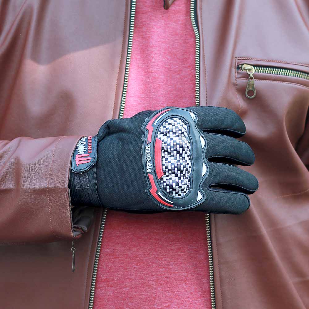 Sarung Tangan Motor Pria All Size Kuat Nyaman Batok Protector LG730
