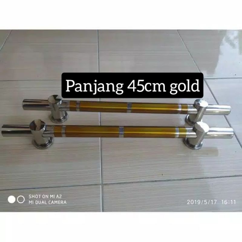 Handle pintu Rumah STAINLESS gold 60cm