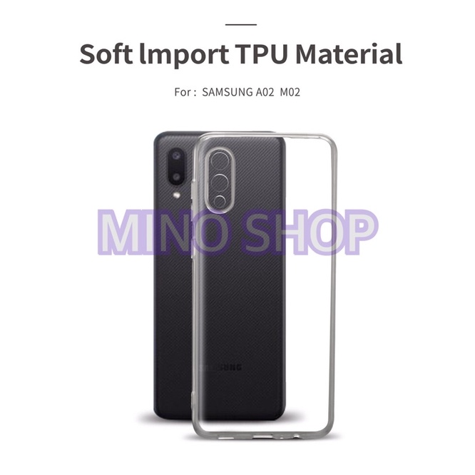 SOFTCASE TRANSPARAN SAMSUNG A02 - M02 PREMIUM CLEAR SOFT CASE