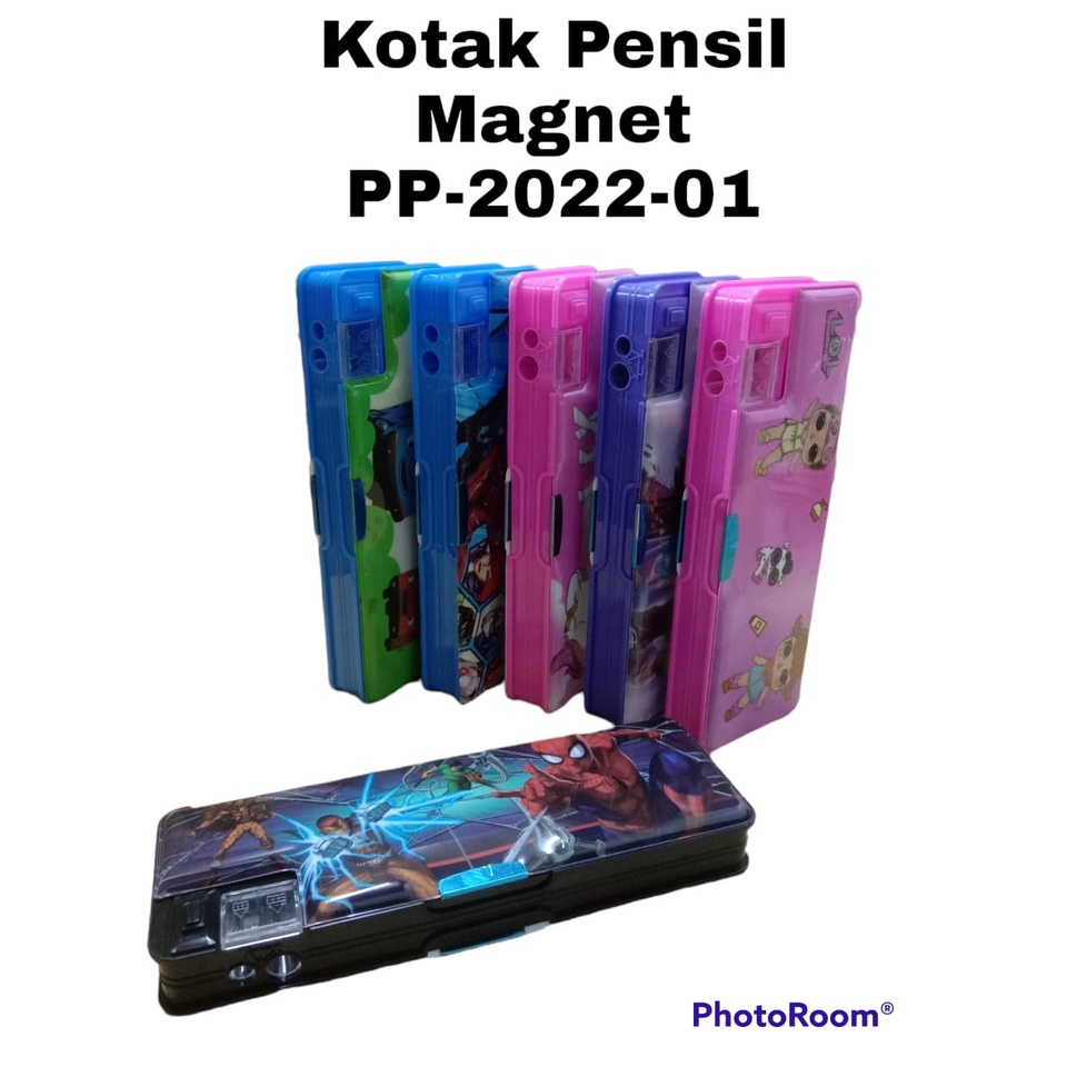 

KOTAK PENSIL MAGNET 2 SISI PLUS RAUTAN KARAKTER KARTUN PP-2022-01 MURAH