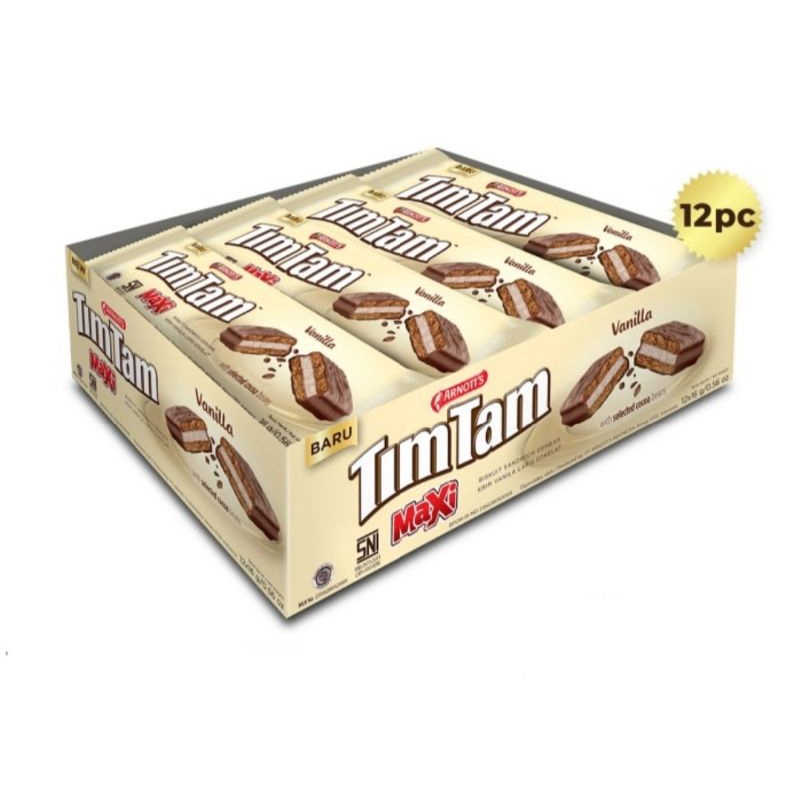 TIMTAM WAFER CLASIC CHOCOLATE/VANILA ( 12 PC )