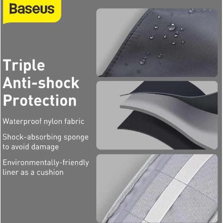 Sale Baseus Extra Storage Travel Kit Tas Penyimpan Powerbank Kabel Charger - Hitam Terlaris