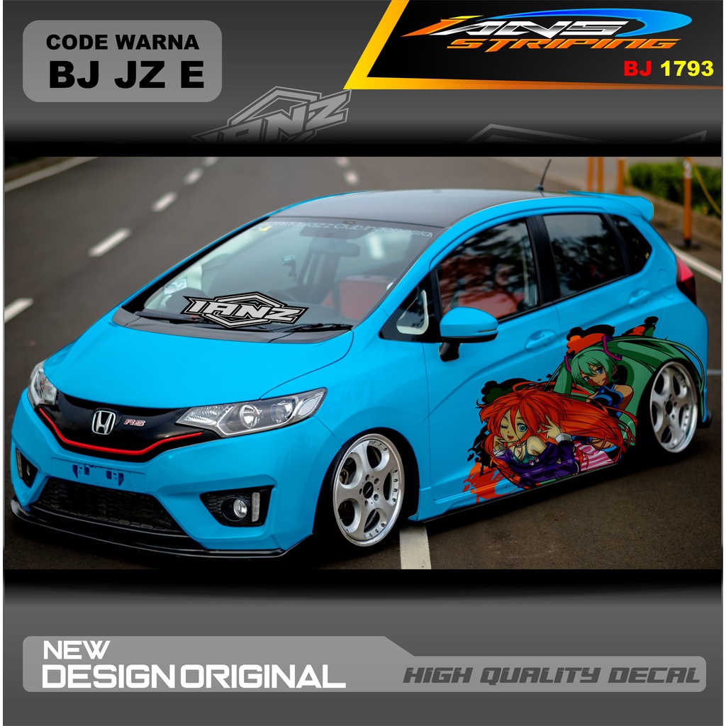 STIKER MOBIL HONDA JAZZ MOBIL AGYA AYLA AVANZA DLL / STIKER VARIASI MOBIL / DECAL STIKER MOBIL