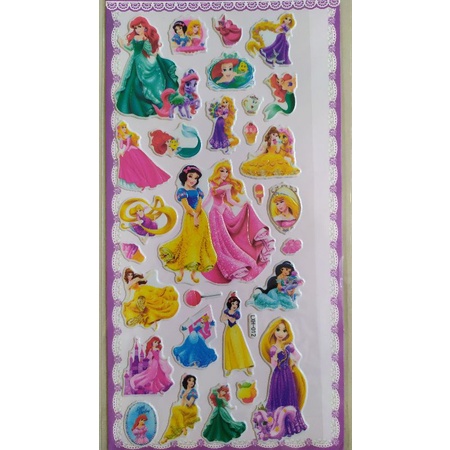 

Stiker anak timbul PRINCESS14x35cm