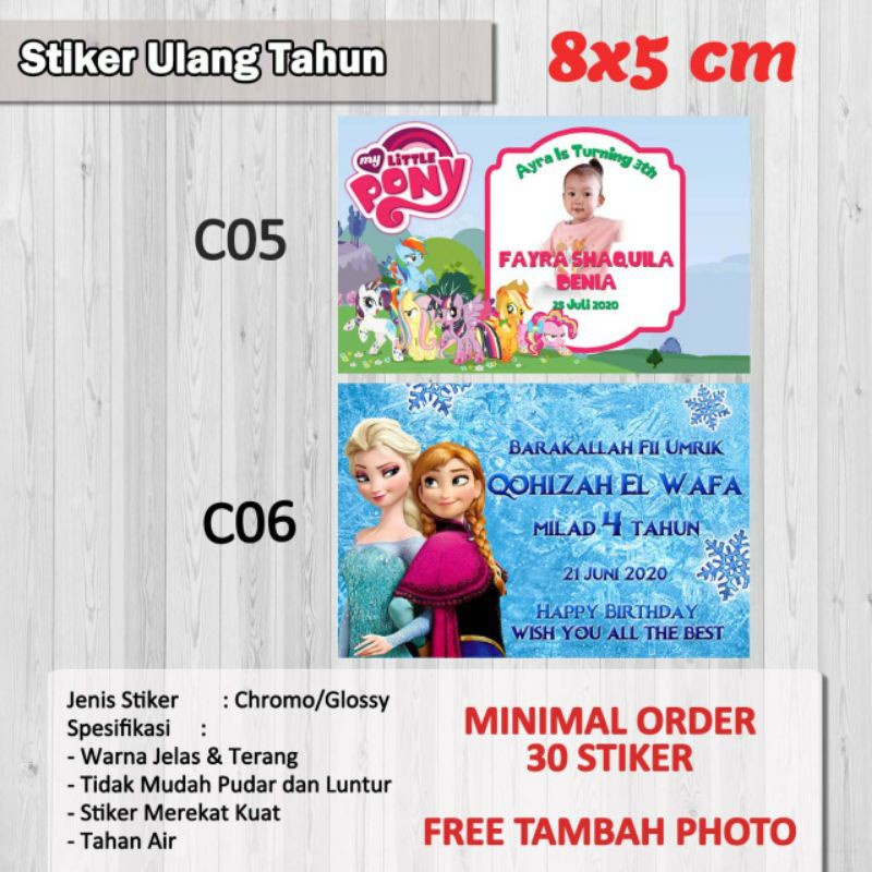 

Stiker Label Ulang Tahun