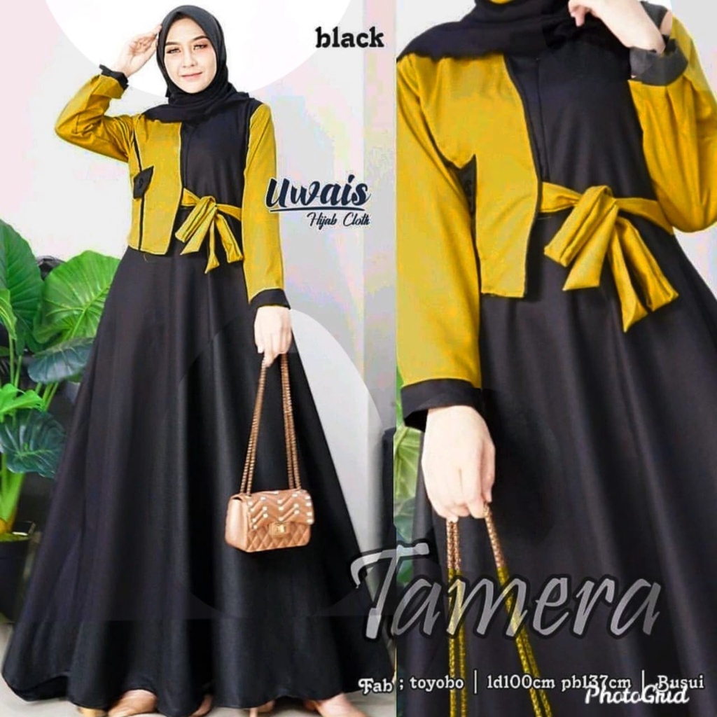 [Fashion Muslim] GAMIS Laras maira zhafira Lady maena Naziva Hana Clara Febrina Claudia maxy dress terlaris