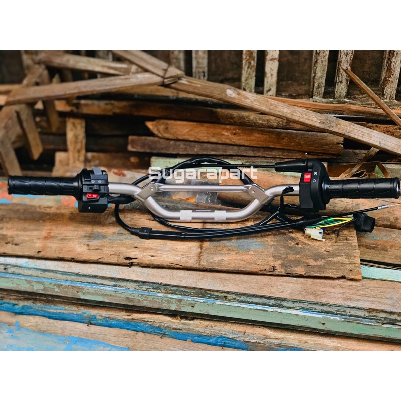 Stang replika daytona stang copy daytona tipe low dan set holder dan hangrip