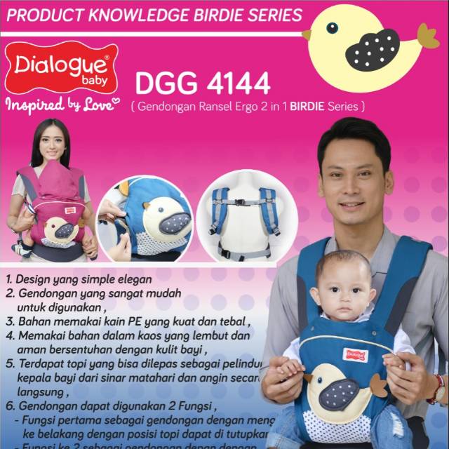 Gendongan depan dialogue