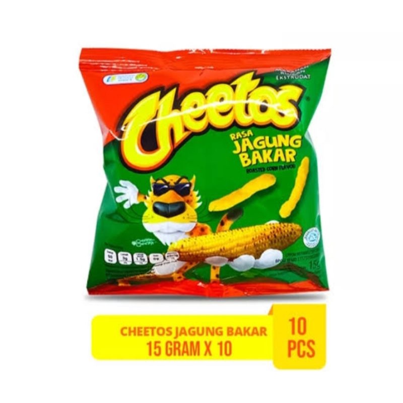 Jual Cheetos Jagung Bakar 15 Gram 1 Renceng Isi 10 Pcs Shopee Indonesia