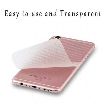 GARSKIN Sticker Carbon Infinix Note 10 6.95 Inchi Skin Carbon Transparan Fiber Protection Back Stick