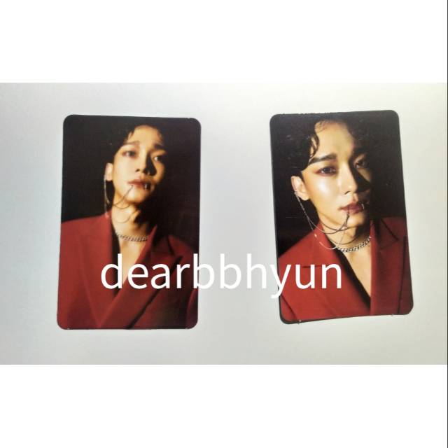 EXO BAEKHYUN FOLDED POSTER CHEN PHOTOCARD PHOTO SLIDE OBSESSION OFFICIAL ALBUM