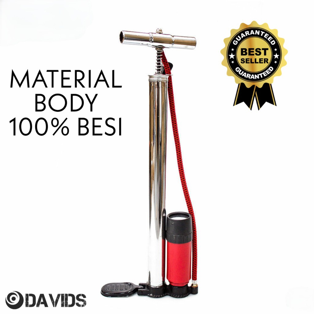 Pompa Sepeda Motor Kompa Sepedah Kumpo Ban Bola Angin Manual