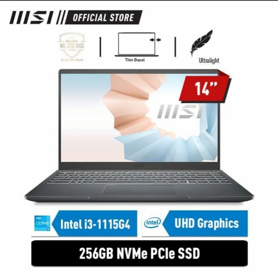 MSI Modern 14 B11MOU (9S7-14D334-881) /Core i3-1115G4/8GB/256GB SSD