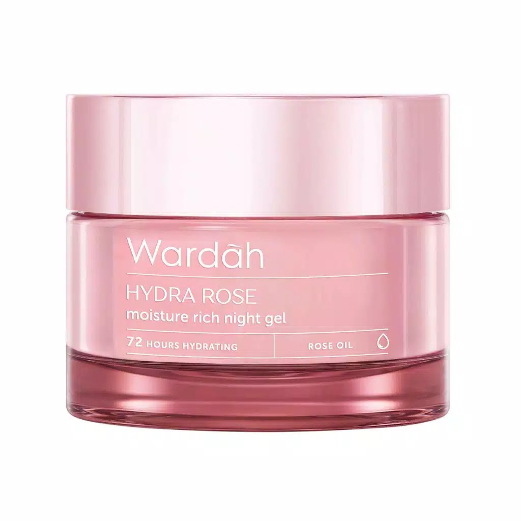 ❣️Rakkistore99❣️Wardah Hydra Rose Moisture Rich Night Gel 40g (100% Original)