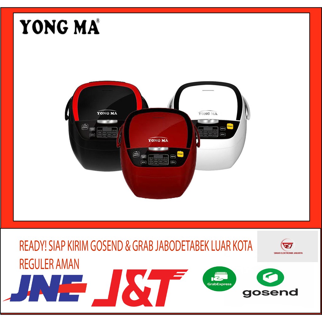 YONG MA YMC-801 Magic Com Rice Cooker Kapasitas 2.0 L. Baru Bergaransi Resmi