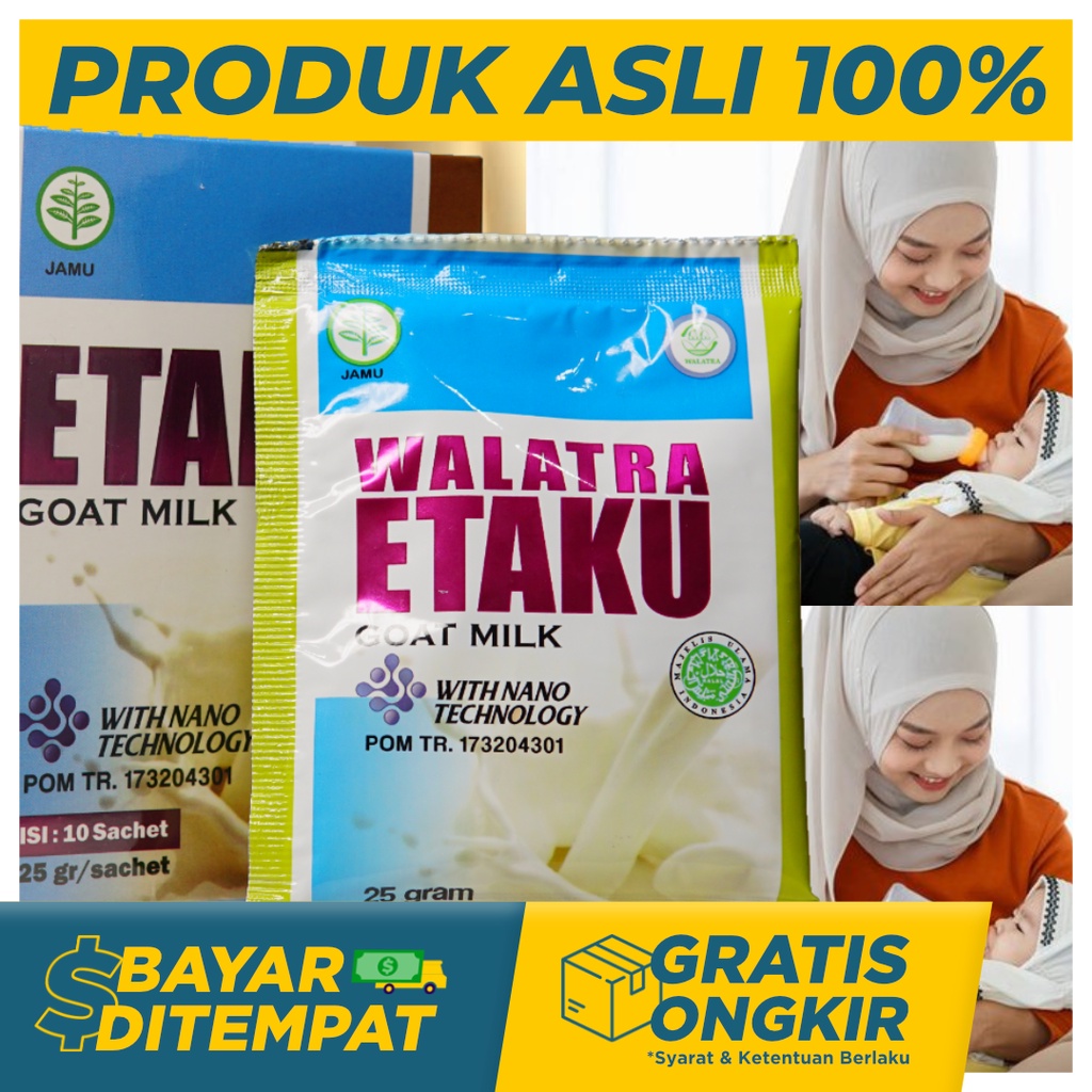 

Susu untuk Ibu Menyusui Walatra Etaku Goat Milk Susu Kambing Etawa Asli Original Resmi