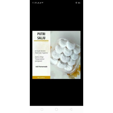 

kue lebaran putri salju