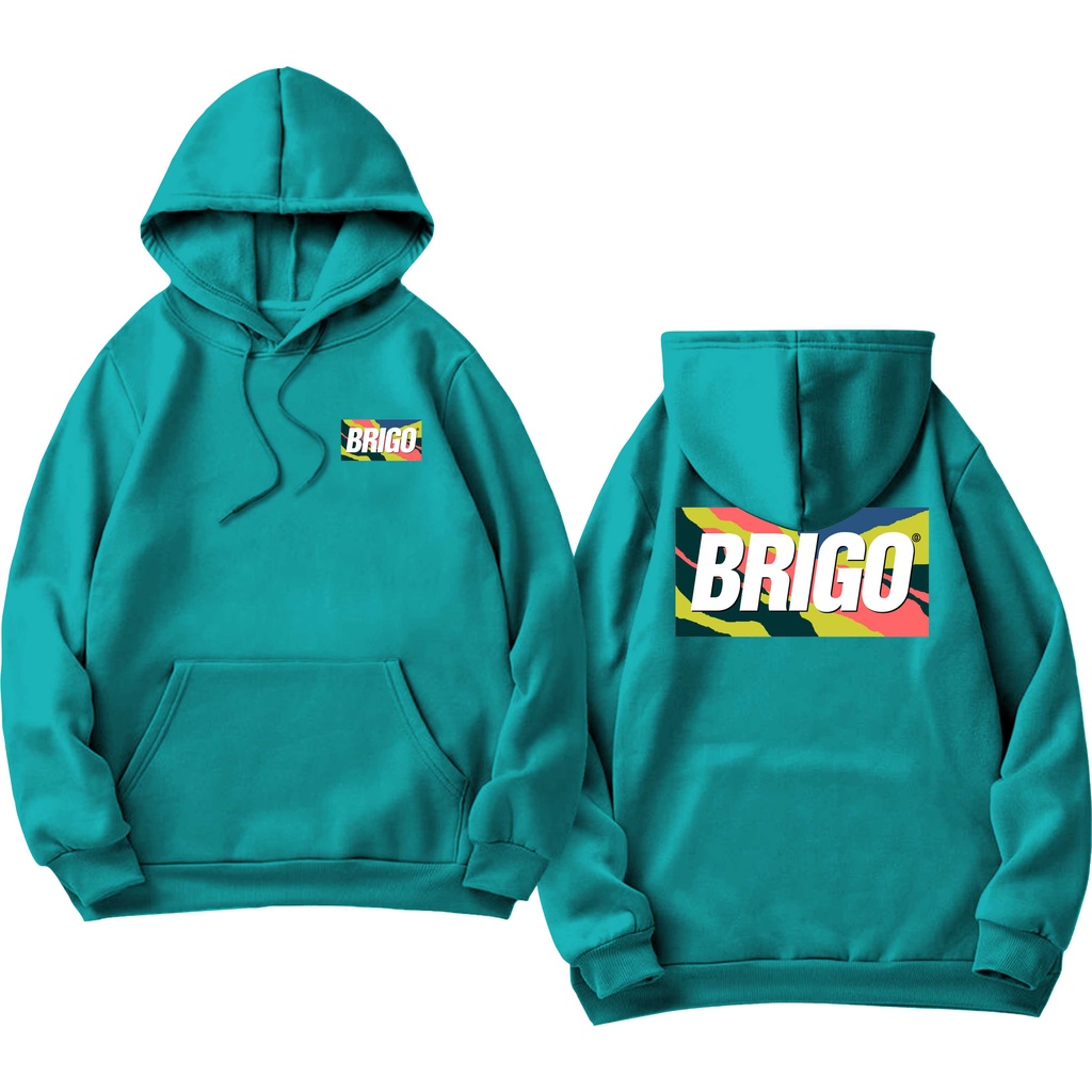 Sweater Hoodie BRIGO ABSTRAK Sablon DTF Fleece Cotton II BRIGO Jumper Hoodie ABSTRAK II M-XXL (Pria &amp; Wanita) Free stiker&amp;Gantungan Kunci