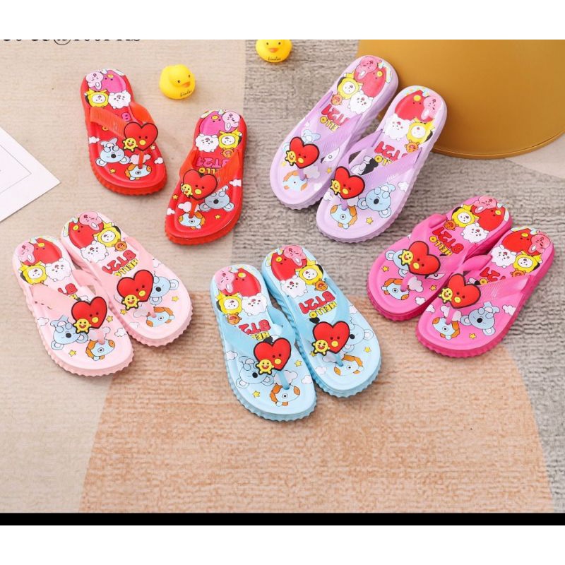 SANDAL JAPIT ANAK PEREMPUAN BT21 NEW