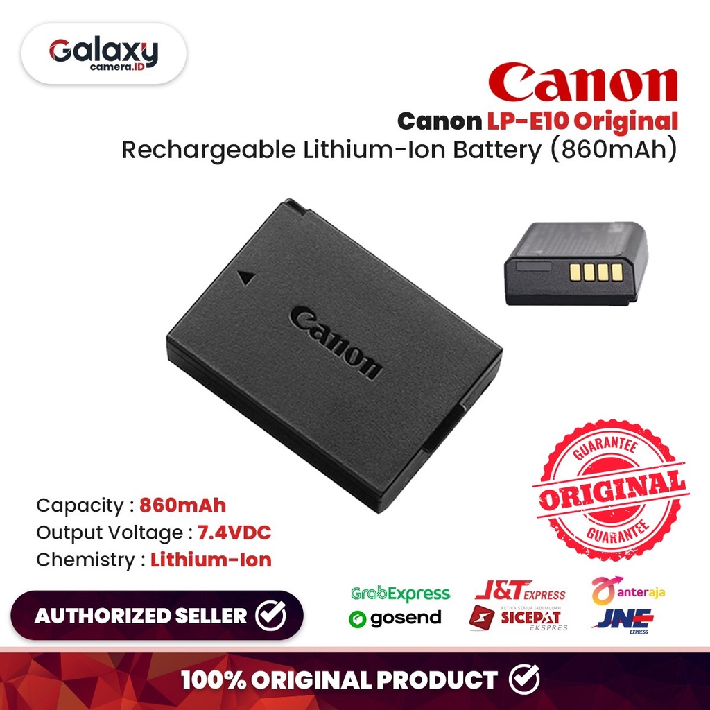 Baterai Canon LP-E10 Original