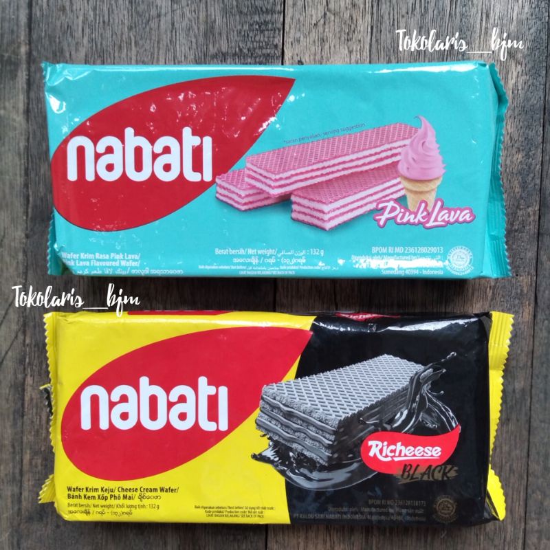 

Wafer Renyah Richeese Nabati 2 Rasa Pink Lava dan Black