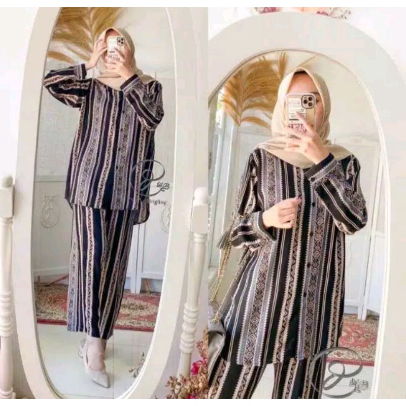 OMYRA ONE SET / KINAN LULU ESPANA LIVIA TARINA AVORA MADIA NACO ELINA ONE SET RAYON TIE DYE-4