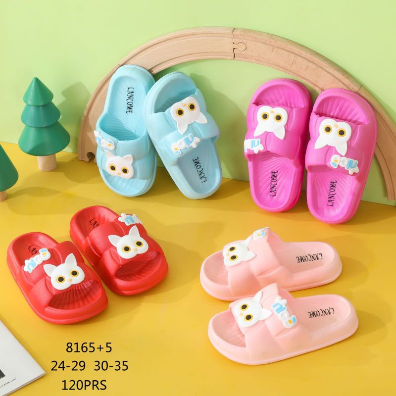 Sandal Selop Jelly Anak Perempuan Motif Jibbitz Tempel Korean Style Selop Bantal Cat