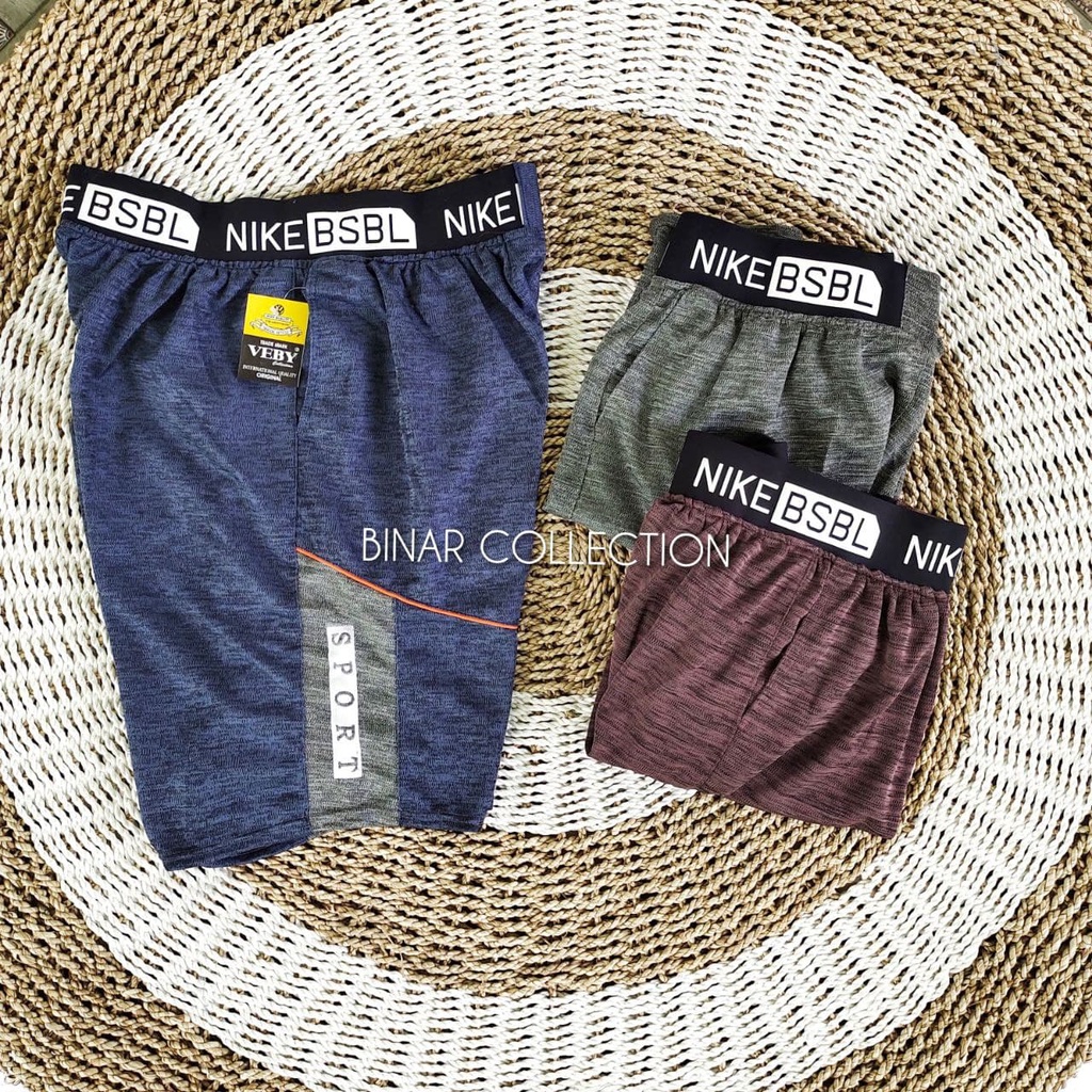 VB 02- Celana pendek sporty santai kolor ban boxer pria kolor bapak allsize fit xl /xxl bokser cowok murah harian Jumbo