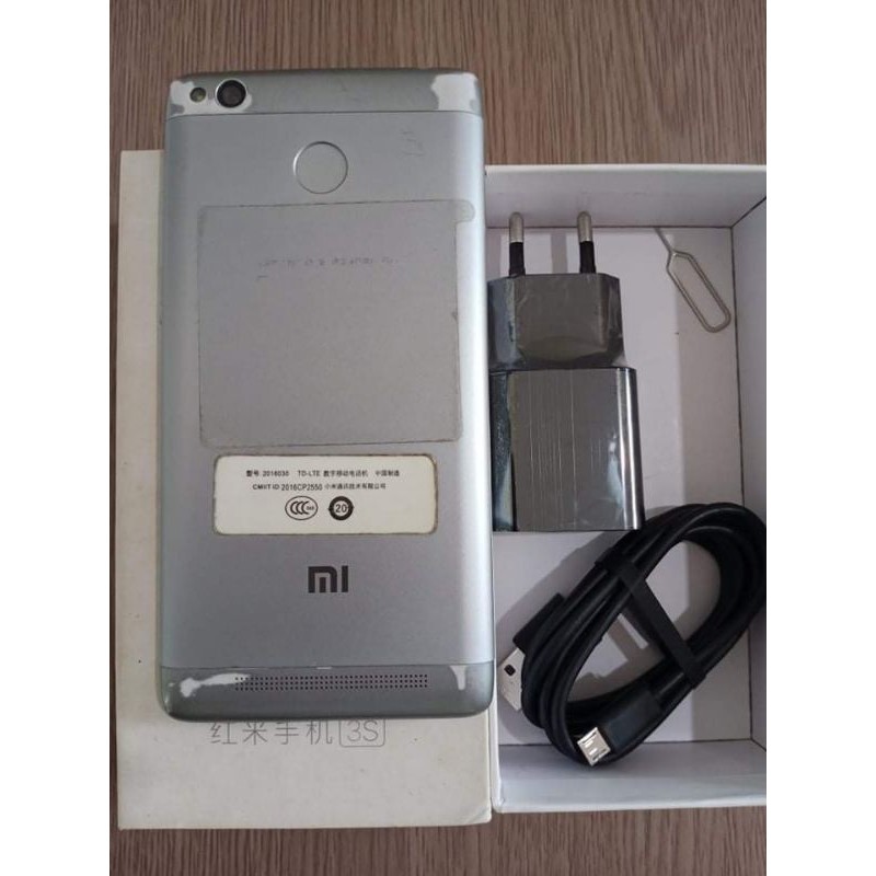 jual handphone bekas Xiaomi Redmi 3s ram 2/16gb seken second berkualitas