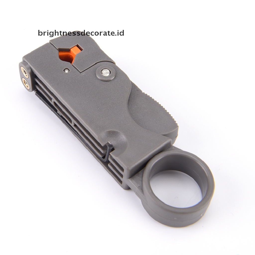 Tang Pemotong Kabel Kawat Otomatis Pisau Ganda Rg6 / 59 Dapat Disesuaikan