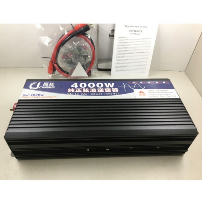 Inverter Pure Sine Wave DC 12V to AC220V 4000W 4000 Watt Power Solar