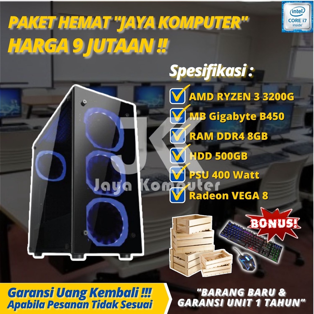 Computer Gaming full Set Murah Harga 9 Jutaan A1