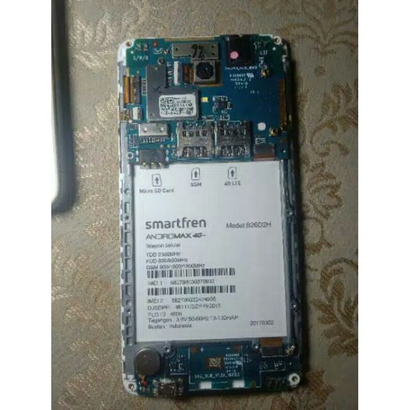 Mesin + Matherboot andromax L