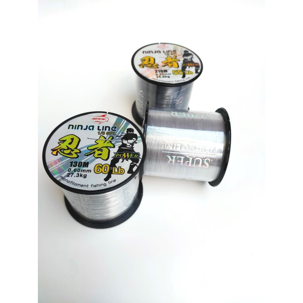 Senar Pancing Monofilament UTC Ninja Line size lengkap