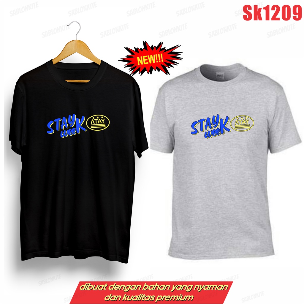 MURAH!!! KAOS STRAYKIDS STAY WEEK SK1209 UNISEX COMBED 30S