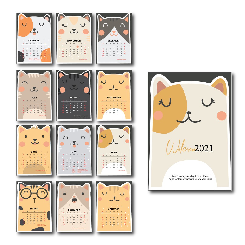 

Kalender 2021 Kucing