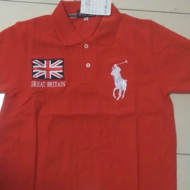 kaos kerah polo sisa pabrik pria cowok