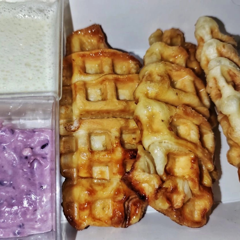 

Croffle (isi 6) with Dipping Sauce